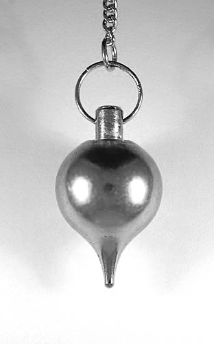 Bobber Luzy Silver Dowsing Pendulum rcc - Click Image to Close