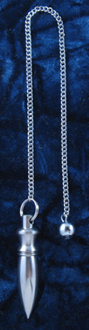 Egyptian Silver Merkhet Pendulum Dowsing bcc